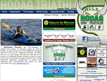 Tablet Screenshot of hodagtriathlon.com